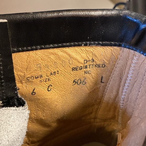 Justin Diamond J 506 L Black Keltie Lace Up Boots - Picture 8 of 14